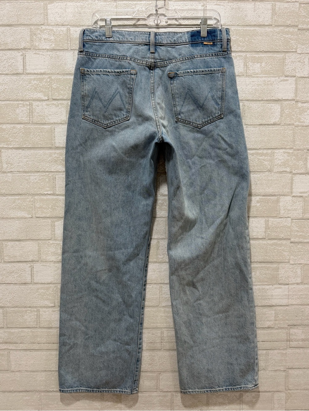 MOTHER The Dodger Button Hover Cuff Jeans - I Could Care Less - Sz - 29 - Picture 2 of 9